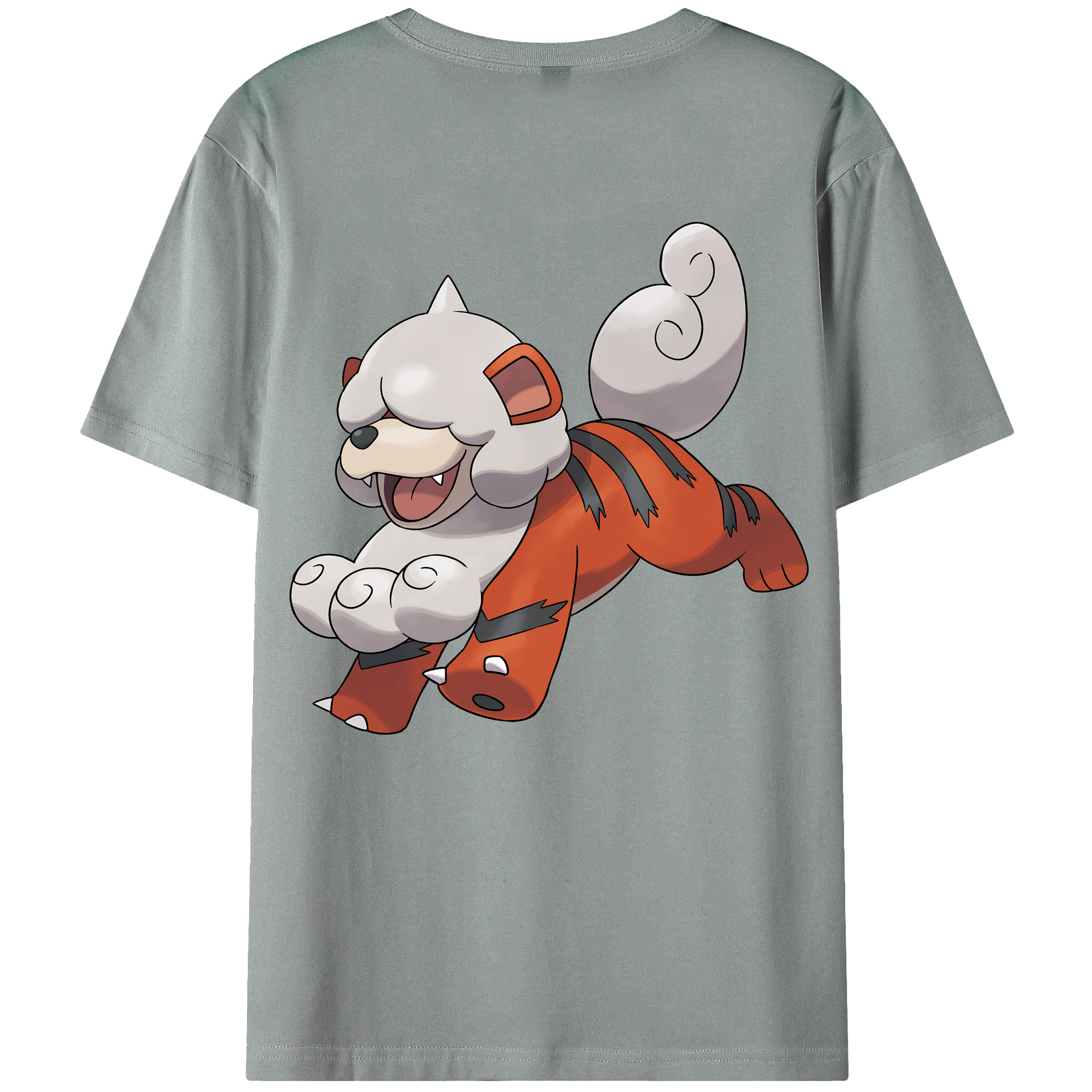 （画像用） ポケットモンスター Pokémon 綿100％ メンズ半袖Tシャツ（バックプリント） 通気性